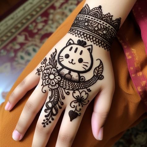 mehndi designs for kids