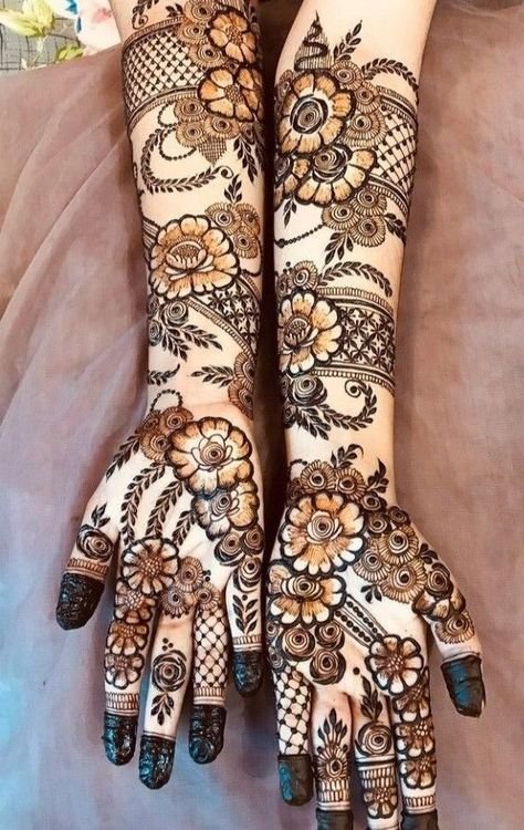 mehndi designs full hand